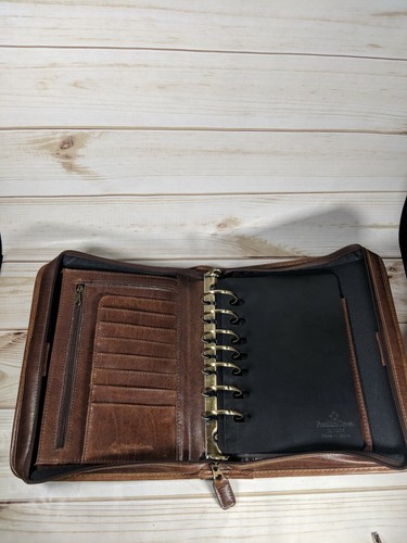 Franklin Covey Tan Leather Planner