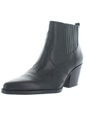 

SAM EDELMAN Женские черные кожаные ботильоны на блочном каблуке в стиле вестерн Winona, размер 7 м, Черный, F1149L6