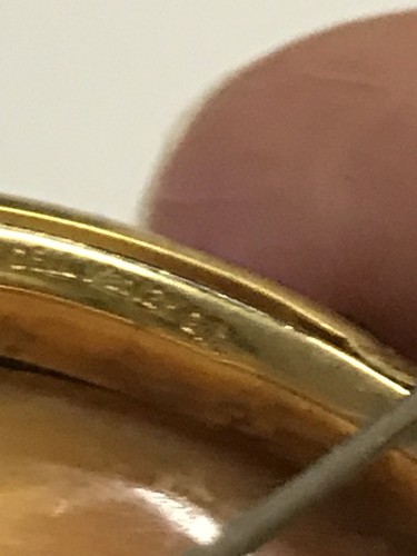 Antique Gold Filled Cameo Brooch.