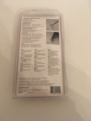 Ideal 35-485 Punchmaster II Punch Down Tool with 110 Blade