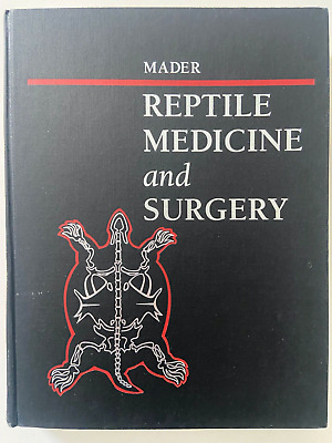 Reptile Medicine and Surgery by Mader MS DVM (1996 Hardcover) Veterinary Book