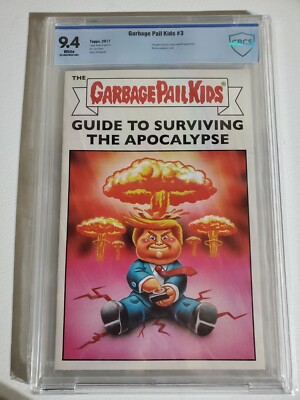 2017 Garbage Pail Kids Comic Book #3 Donald Trump Surviving the Apocalypse 9.4