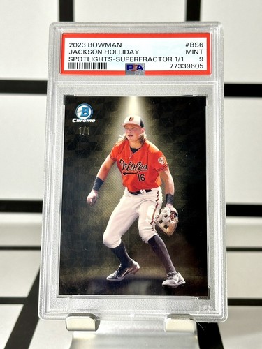 Jackson Holliday ジャクソン ホリデイ Bowman サイン JACKSON HOLLIDAY SIGNED 2022 BOWMAN CHROME INSERT BASEBALL