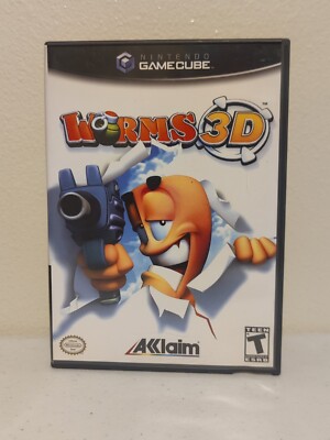 Worms 3D (Nintendo GameCube, 2004) *Case & Manual Only*