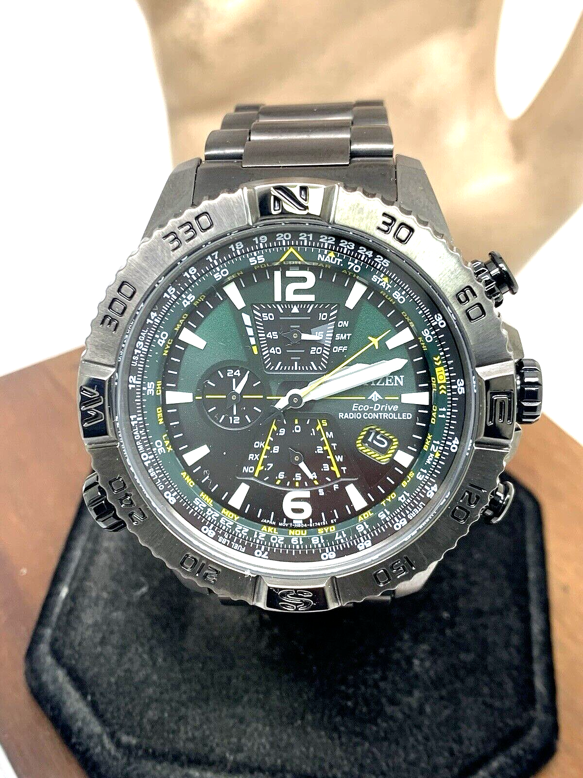 エリア　ヒータ20th Citizen Men's Watch AT8227-56X Promaster Navihawk Eco-Drive Green