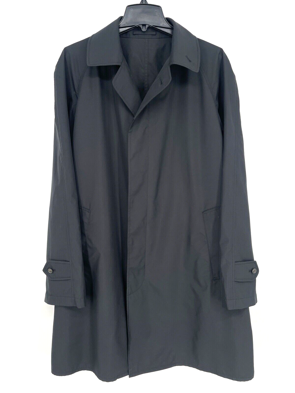 Black Trench Unlined Windbreaker