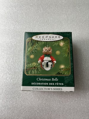Hallmark  #7 Christmas Bells 2001 Miniature Keepsake Ornament NEW Mouse