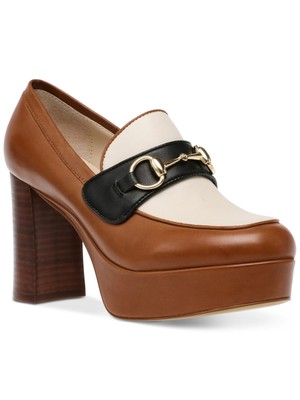 

STEVE MADDEN Женские коричневые лоферы на каблуке «Золушка» на платформе, 1 дюйм, 7,5 м, Коричневый, CIND03S1