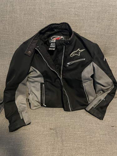 Alpinestars Stella Motorcycle Jacket W/ Armor Womens Large Good Condition