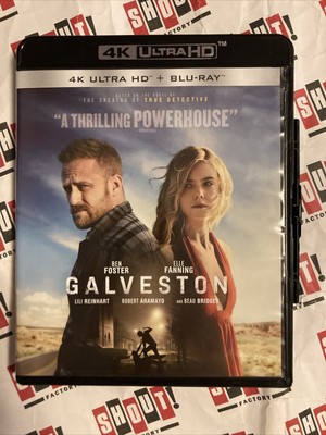Galveston [4K Ultra HD Blu-ray/Blu-ray] [2019] - Very Good - Free Shipping