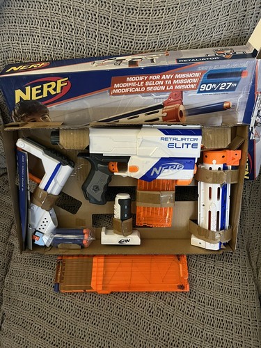 Nerf Retaliator Elite ブラスター Amazon.com: NERF N-Strike Elite Retaliator Blaster, Stock
