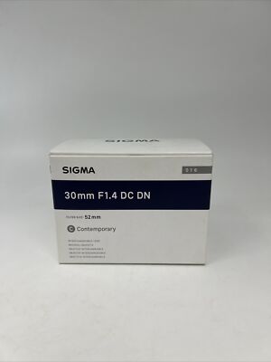 Sigma 30mm f/1.4 DC DN Contemporary Aspherical Lens for Canon EF-M