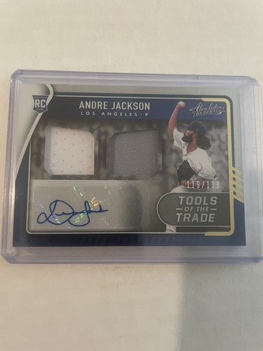 2022 ABSOLUTE ANDRE JACKSON DUAL RELIC TOOLS OF THE TRADE
