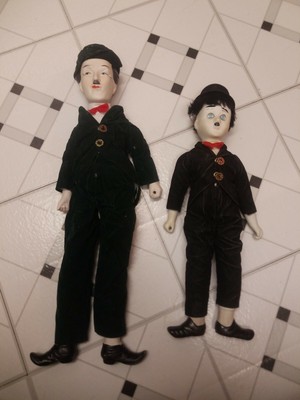 charlie chaplin porcelain doll