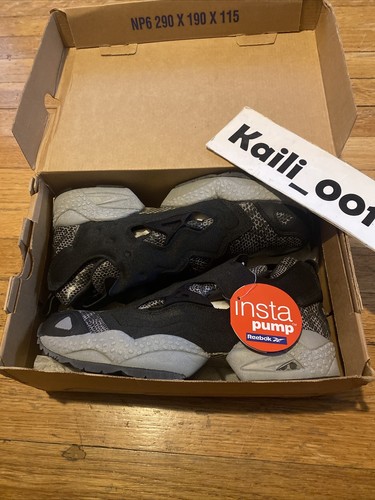 Pre-owned Reebok Pump Fury Black Snakeskin Japan Pump Alife Limited Asia Uk B