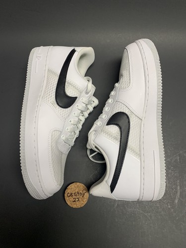 NIKE AIR FORCE 1 07 LV8 TRANSPARENT WHITE BLACK [CI0060 100] B