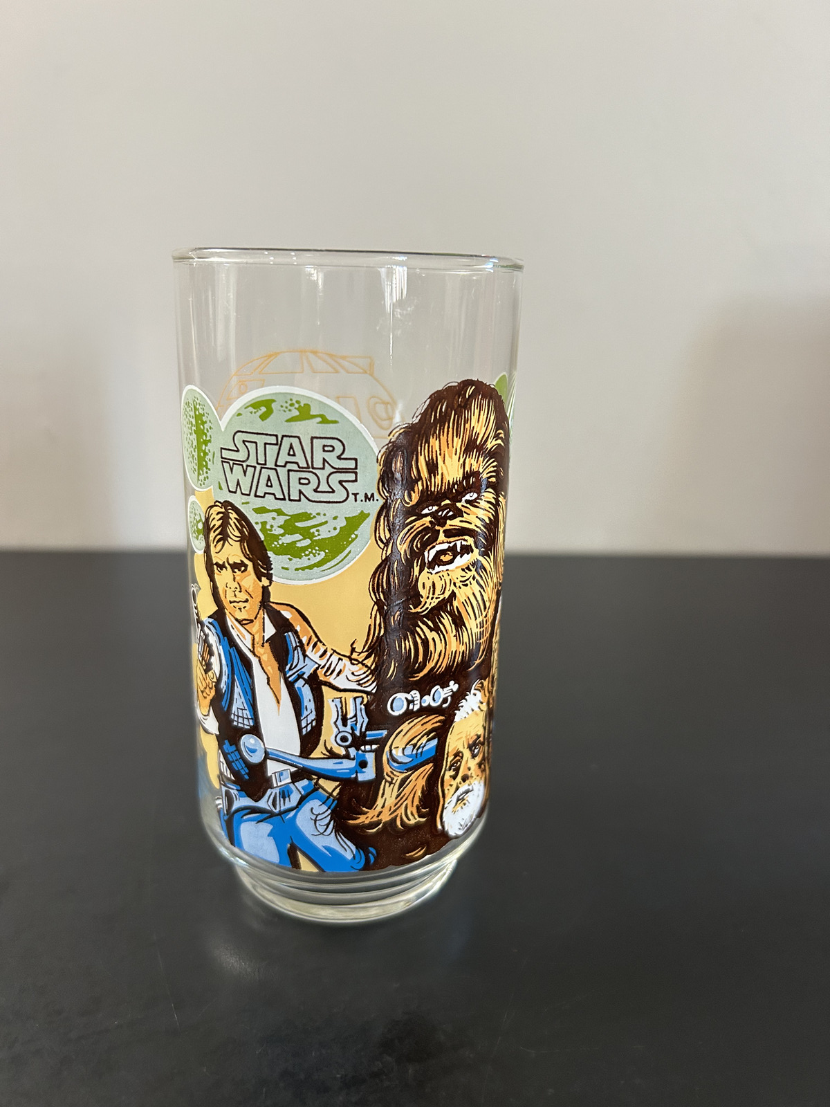 Vintage 1977 Burger King Coca Cola Star Wars Chewbacca Glass