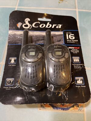 Cobra Microtalk 2 Way Radios with Charger New