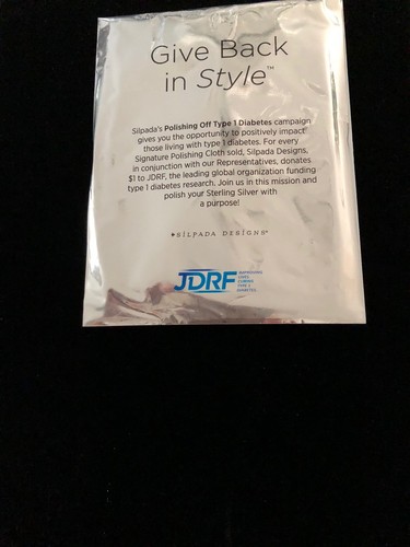 Silpada Designs Single Polishing Cleaning Cloth Sterling Silver Platinum Gold