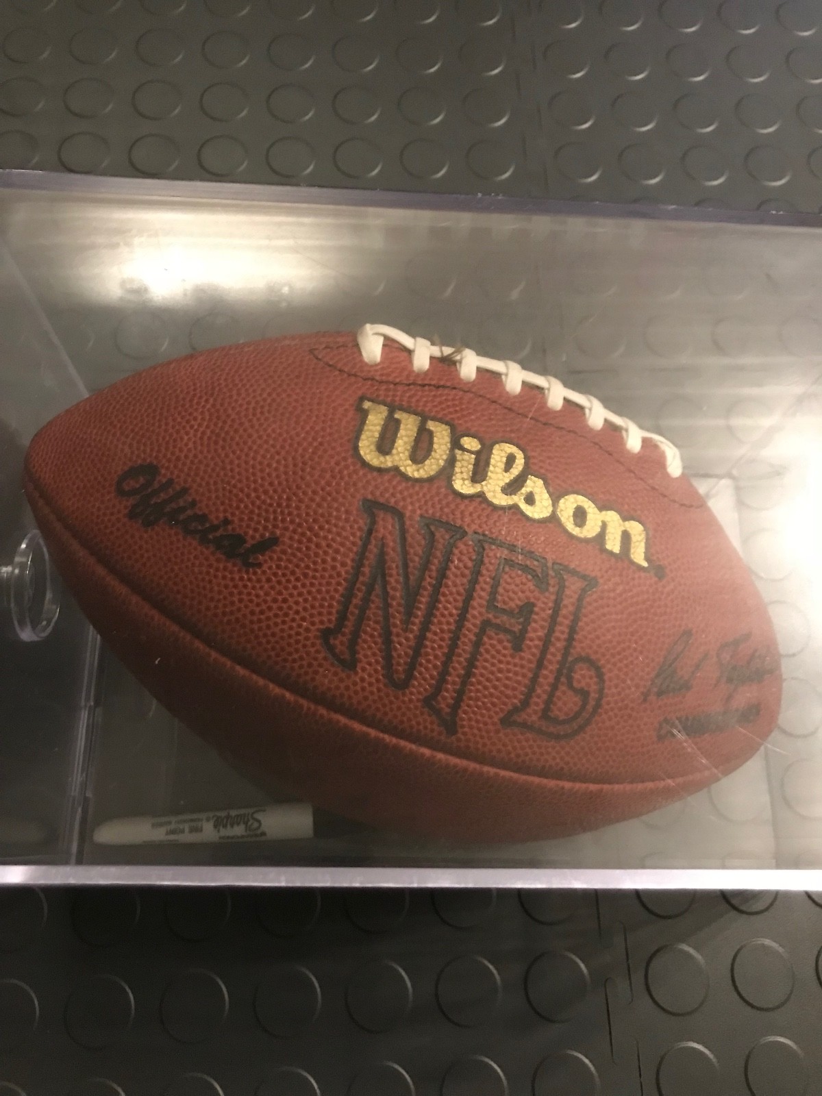 NFL Green Bay Packers HOF Legend Brett Favre Signed Wilson Game Used Football