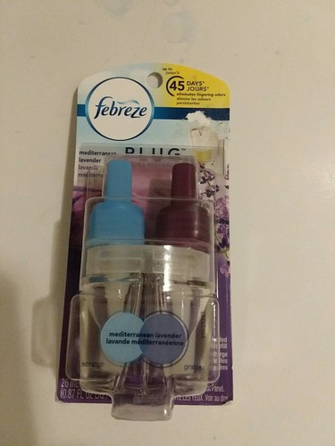 Febreze Plug Blood Orange & Spritz - Medit. & Lavender Air Freshener Refill (4)