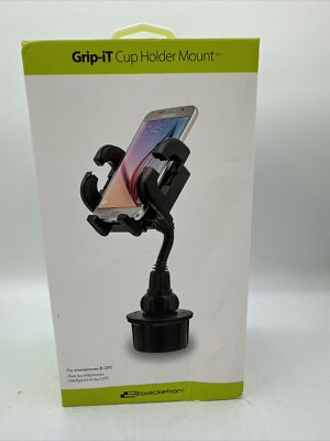 Bracketron Grip-iT Cup Holder Mount for Smartphones & GPS
