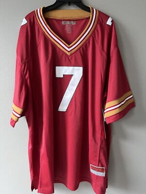 San Francisco 49ers NFL Football Jersey Maroon 3XL #7 Super Bowl!
