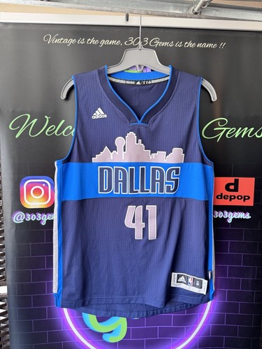 【最終値段・新品】ダラス・マーベリックス NOWITZKIユニフォーム City RARE adidas Dirk Nowitzki #41 Dallas Mavericks SKYLINE NBA