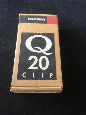 sold as pair $43 SRP multiple sizes Yakima Q Clips roof rack new in box