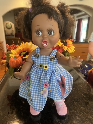 Baby Face Doll  Galoob So Surprized Suzie Black  #2
