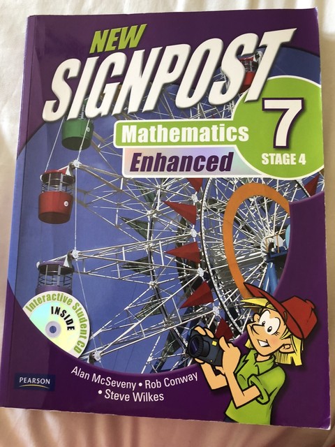 New signpost maths enhanced 7 homework book 06 image