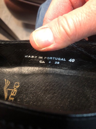 Dansko Women's Black Leather Button Mary Jane Closed Clogs Shoes EU 40 US 9-9.5