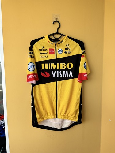 AGU サイクルジャージTEAM JUMBO VISMA長袖 ヴィスマ・リースアバイク レプリカ長袖サイクルジャージ 2024