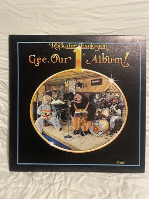 The Rock-afire Explosion Gee, Our 1st Album LP SEALED Showbiz Pizza 1982 RARE