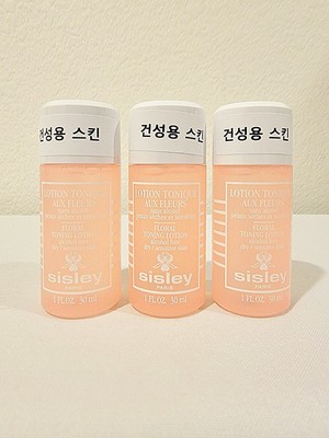 Lot of 3 Sisley Floral Toning Lotion Alcohol Free 1 fl oz / 30 ml each