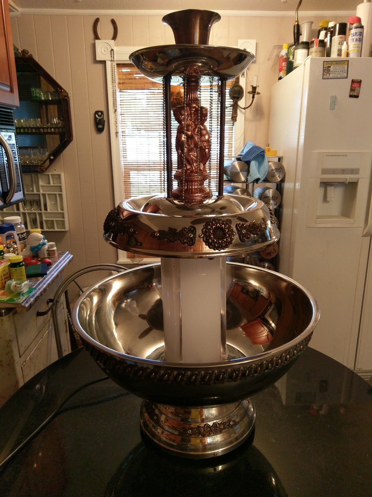 Antique Pontrelli Champagne Fountain Restored