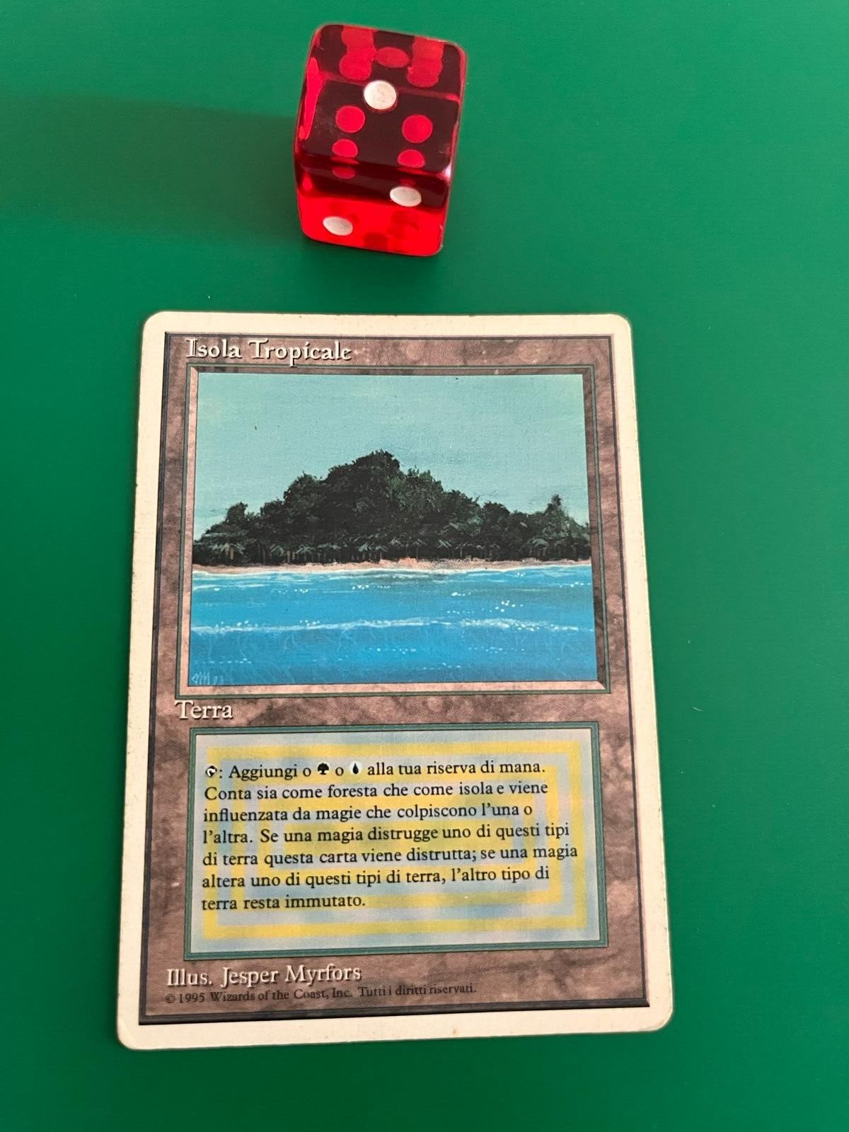Isola Tropicale 　イタリア語　トロピカルアイランド　mtg イタリア語)Isola Tropicale / Tropical Island【3ED】 白枠 No