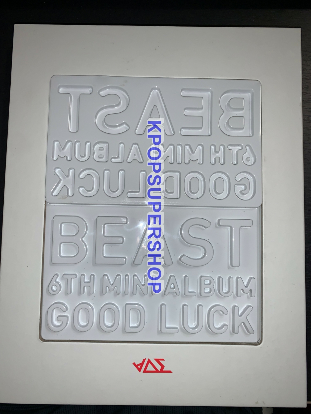 BEAST GOOD LUCK メンバー全員サイン入りアルバム BEAST 6th Mini Album Good Luck White Version CD Junhyung Photocard