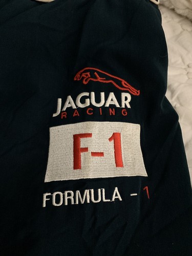 Jaguar F-1 Formula 1 Racing Bomber Jacket Coat Mens Large World Championship