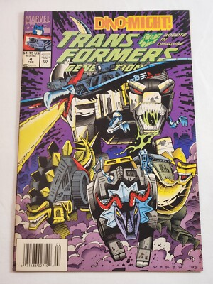 Transformers: Generation 2 #4 Marvel Comics (1994) Newsstand Grimlock, Dinobots