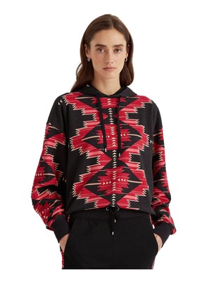 

LAUREN RALPH LAUREN Женская черная толстовка с длинными рукавами, топ, Черный