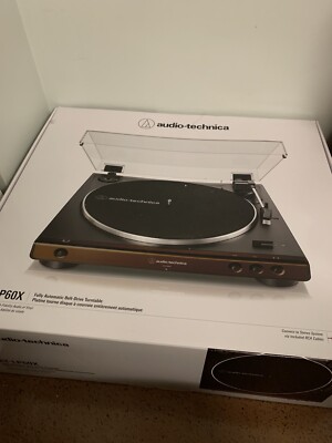 Free Shipping Audio-Technica AT-LP60XBT-USB-BK Belt-Drive Stereo Turntable