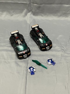 Two Transformers Cybertron Crosswise Deluxe Class 2005 (J4)