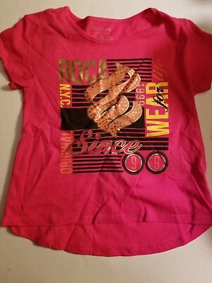 ROCAWEAR Girls Top   Size 5 NWT Pink