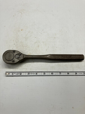 Vintage Rare Old PROTO 5449 USA 1/2'' Drive Ratchet Socket Wrench Tool Pear Head