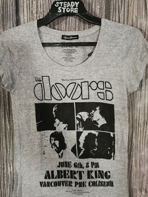 RARE 100% AUTH HYSTERIC GLAMOUR THE DOORS WOMEN LONG TOP T