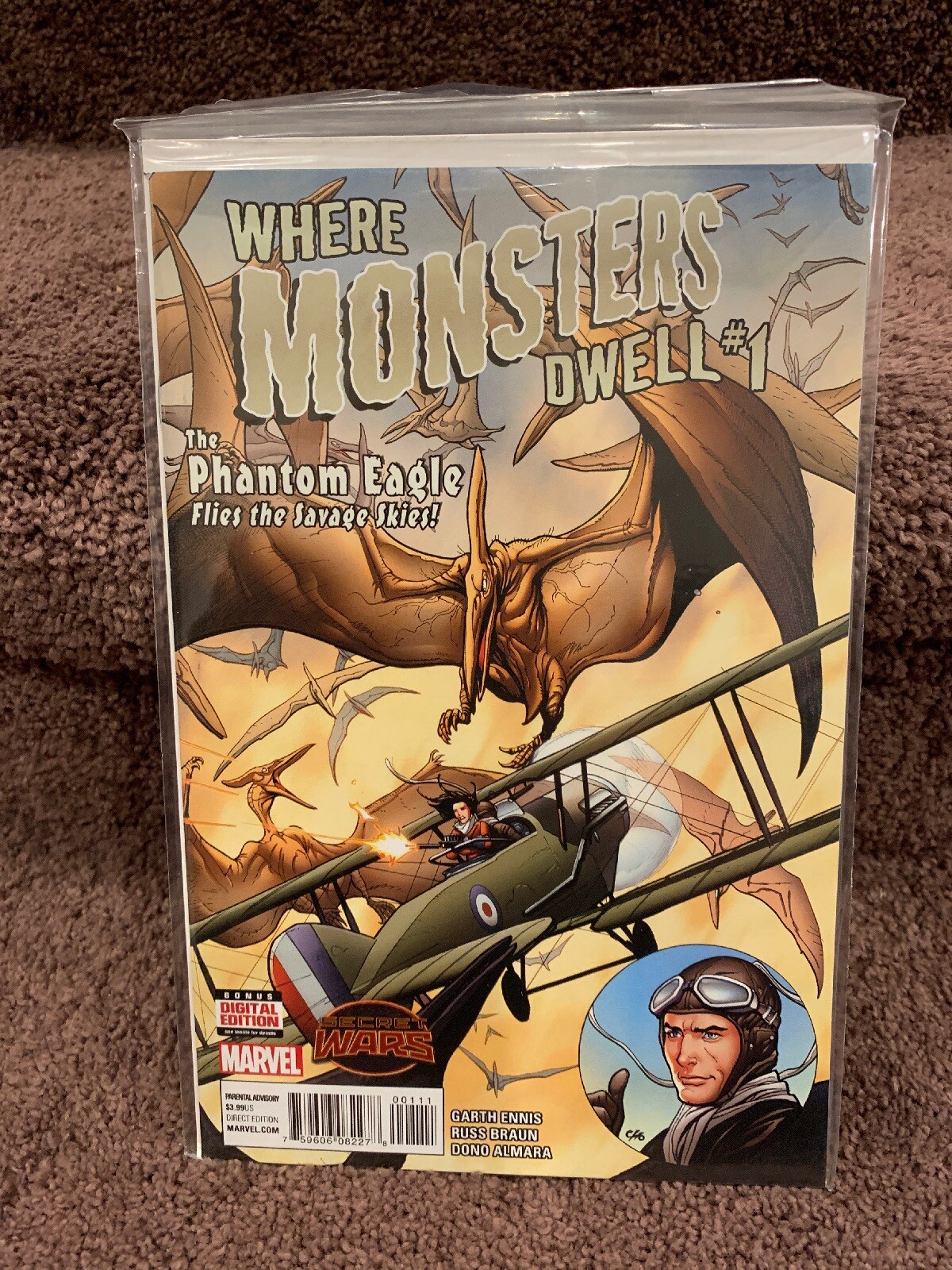 SECRET WARS WHERE MONSTERS DWELL 1 Phantom Eagle GARTH ENNIS FRANK CHO MARVEL