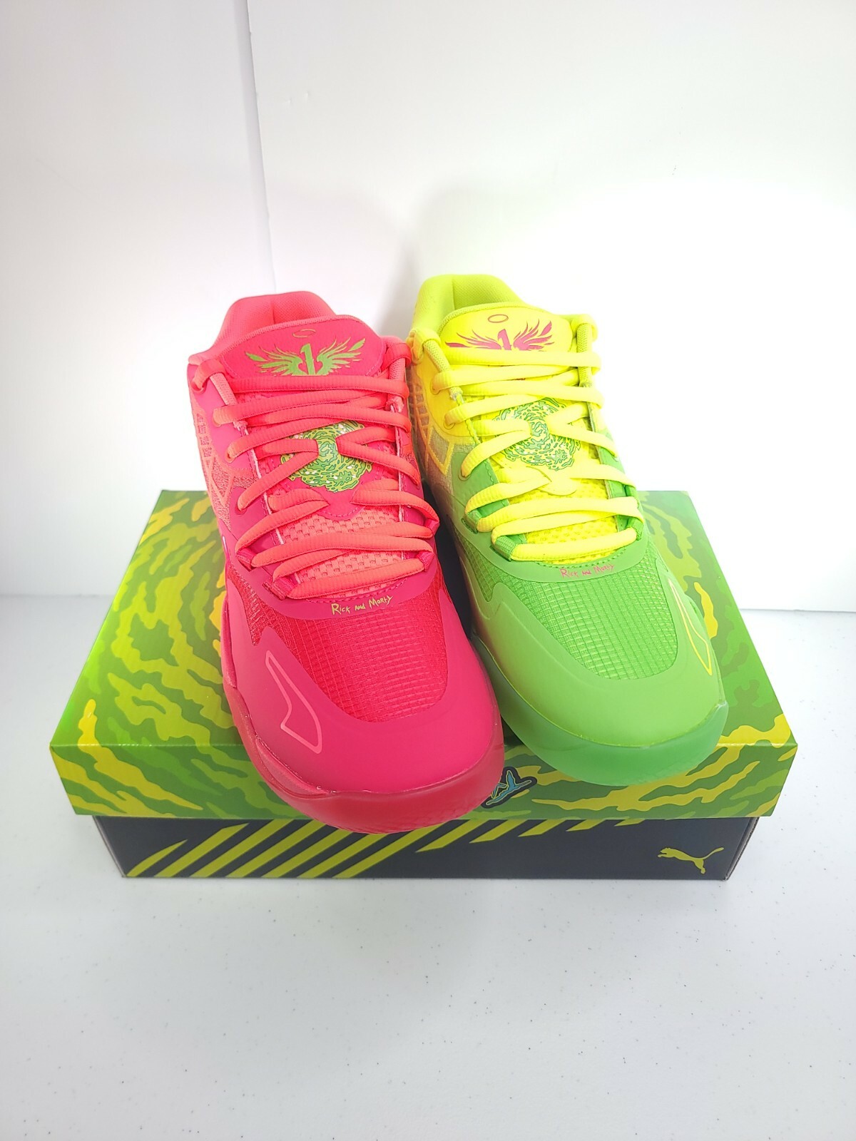 lamelo basketball shoes rick and morty