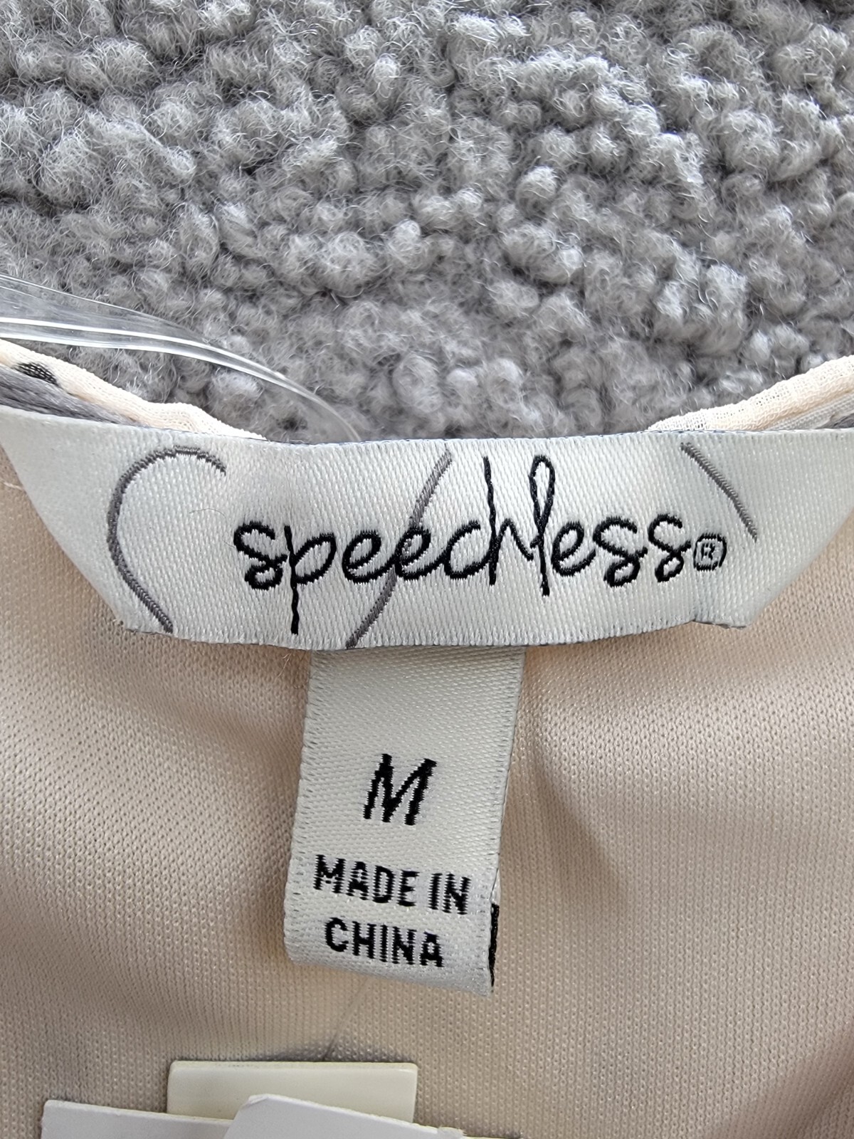 Speechless Scoop-Neck Ruffled-Chiffon Maxi Dress Juniors' M Cream/Black Side Zip - Picture 8 of 15