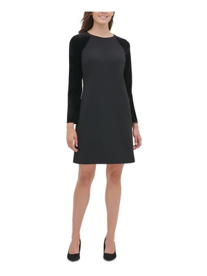 

Женское черное платье TOMMY HILFIGER с длинными рукавами и вырезом на молнии, Черный